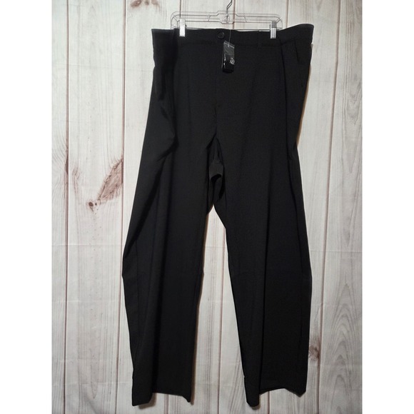 torrid Pants - Torrid Studio Luxe Ponte Pant Deep Black Straight Leg Trouser 26 Regular
